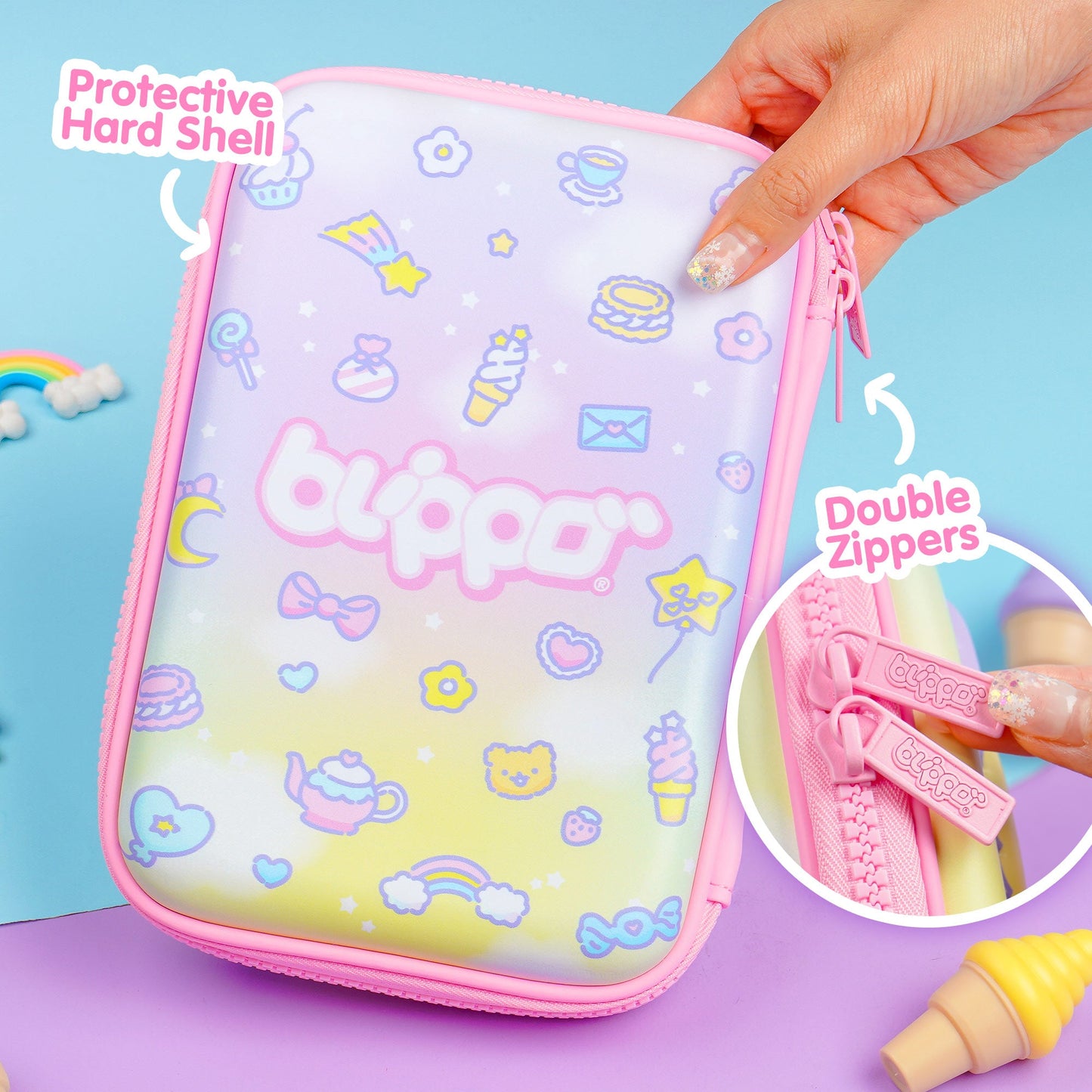 Blippo Harajuku Kawaii Pencil Case - Large