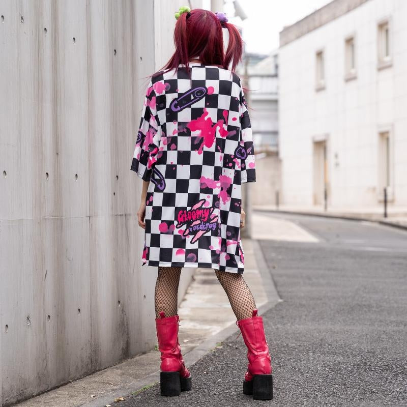 ACDC RAG Checkered Gloomy Huge T-Shirt