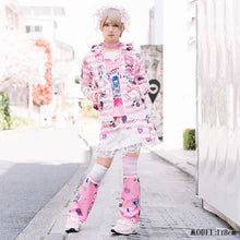 ACDC RAG Yami Kawaii Punk Menhera-chan Skirt - Pink