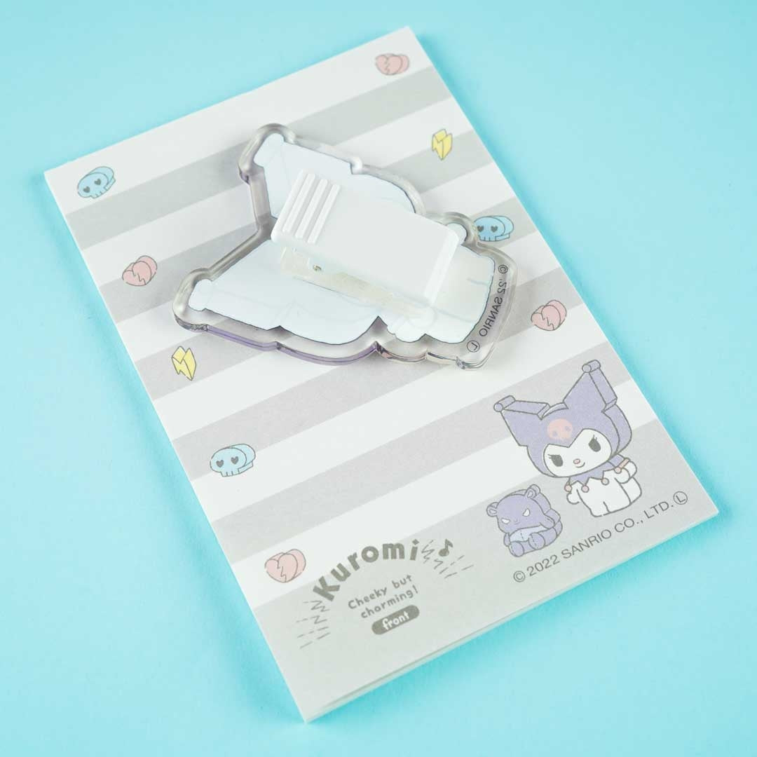 Kuromi Memo Pad & Acrylic Clip Set
