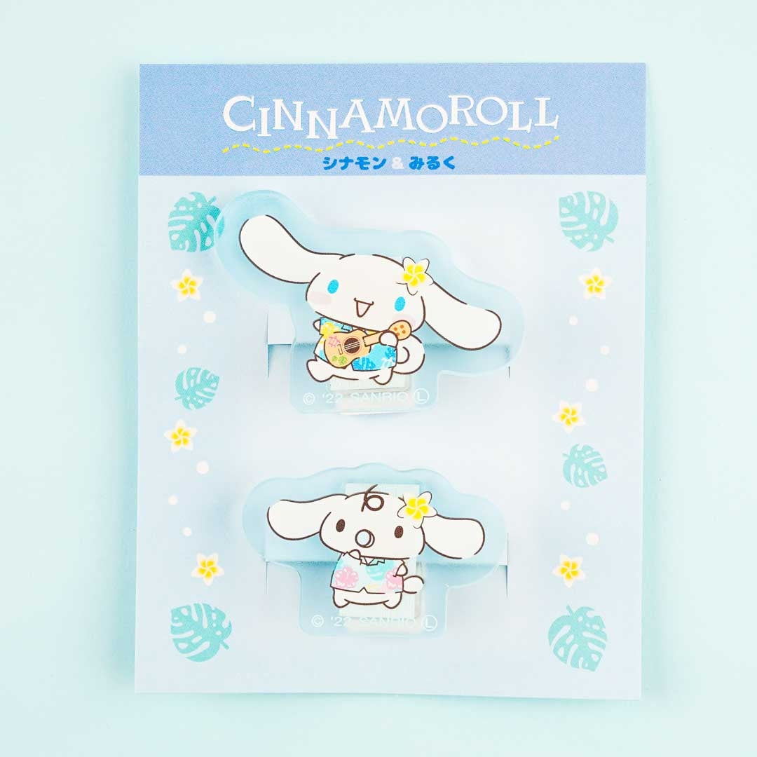 Cinnamoroll & Milk Summer Vacation Memo Clip Set - 2 pcs