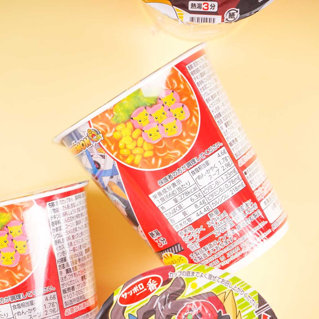 Pokémon Sapporo Ichiban Noodle Cup - Corn Butter Soy Sauce