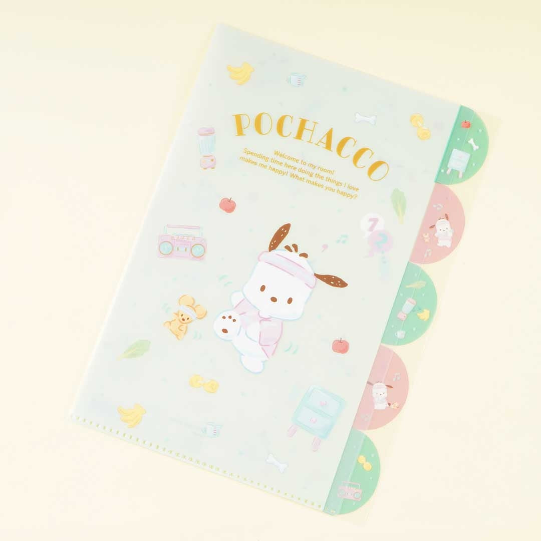 Pochacco Fitness Multi-Slot A4 File Folder