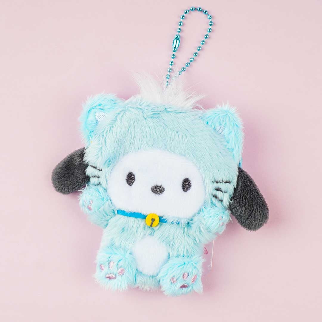 Pochacco Happy Cat Plushie Coin Purse & Bag Charm