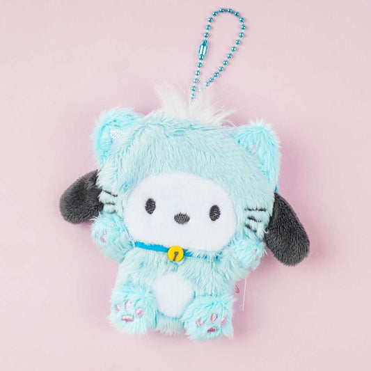 Pochacco Happy Cat Plushie Coin Purse & Bag Charm