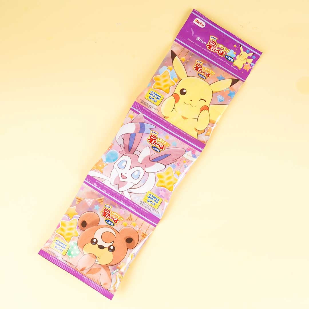 Pokémon Hoshitabeyo Star Snacks Mini Pack Set - 3 pcs