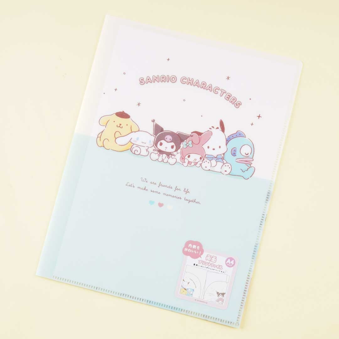 Sanrio Characters Sparkle Double Slot File Folder