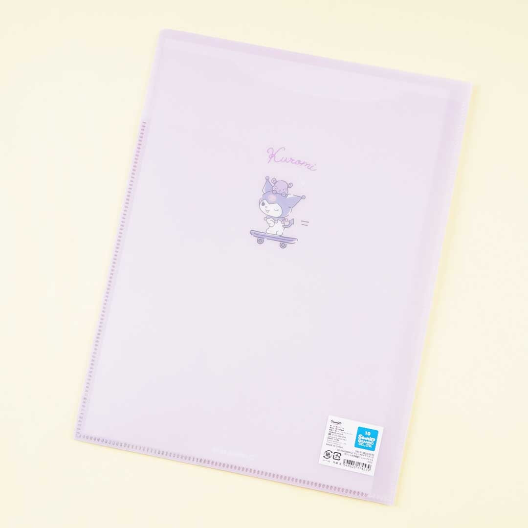 Kuromi Skateboard Fun Double Slot File Folder