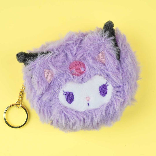 Kuromi Happy Cat Mini Face Pouch