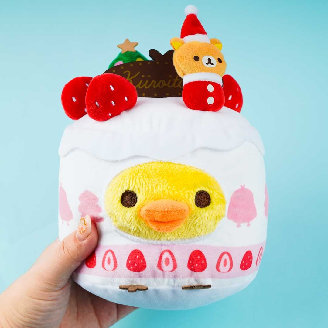 Rilakkuma Christmas Plushie - Kiiroitori / Medium