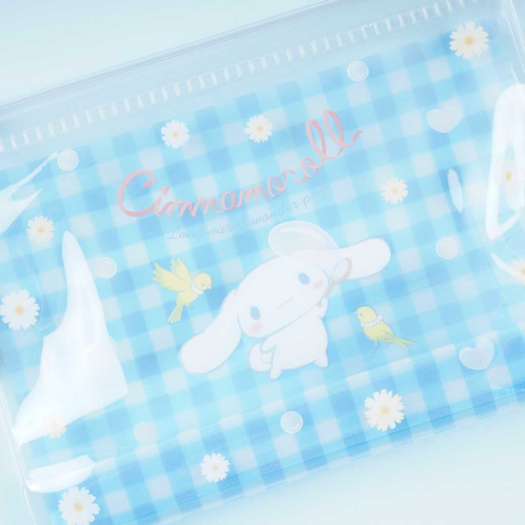 Cinnamoroll Flowery Clear Slider Pouch