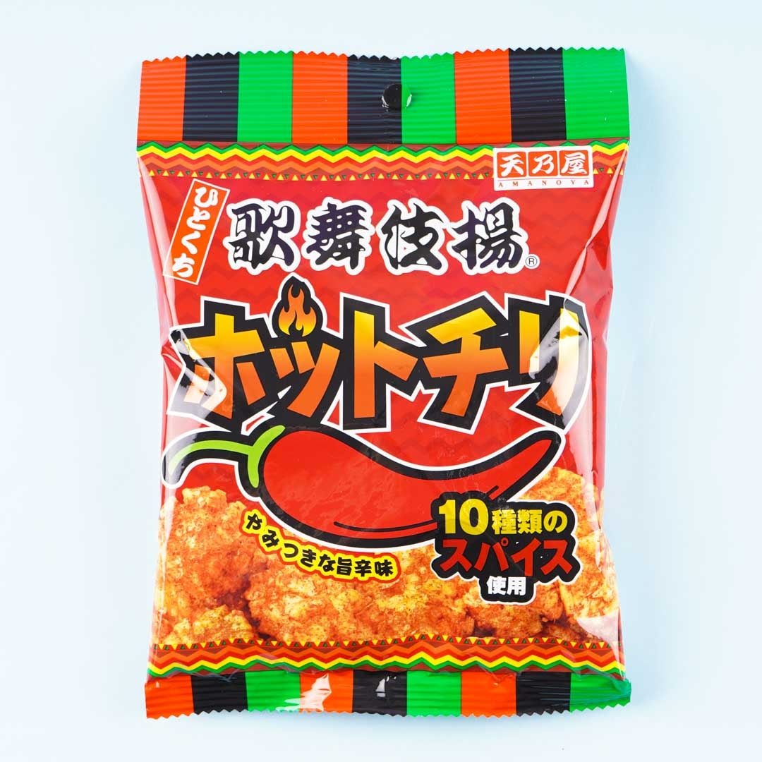 Amanoya Hitokuchi Kabukiage Rice Crackers - Hot Chili