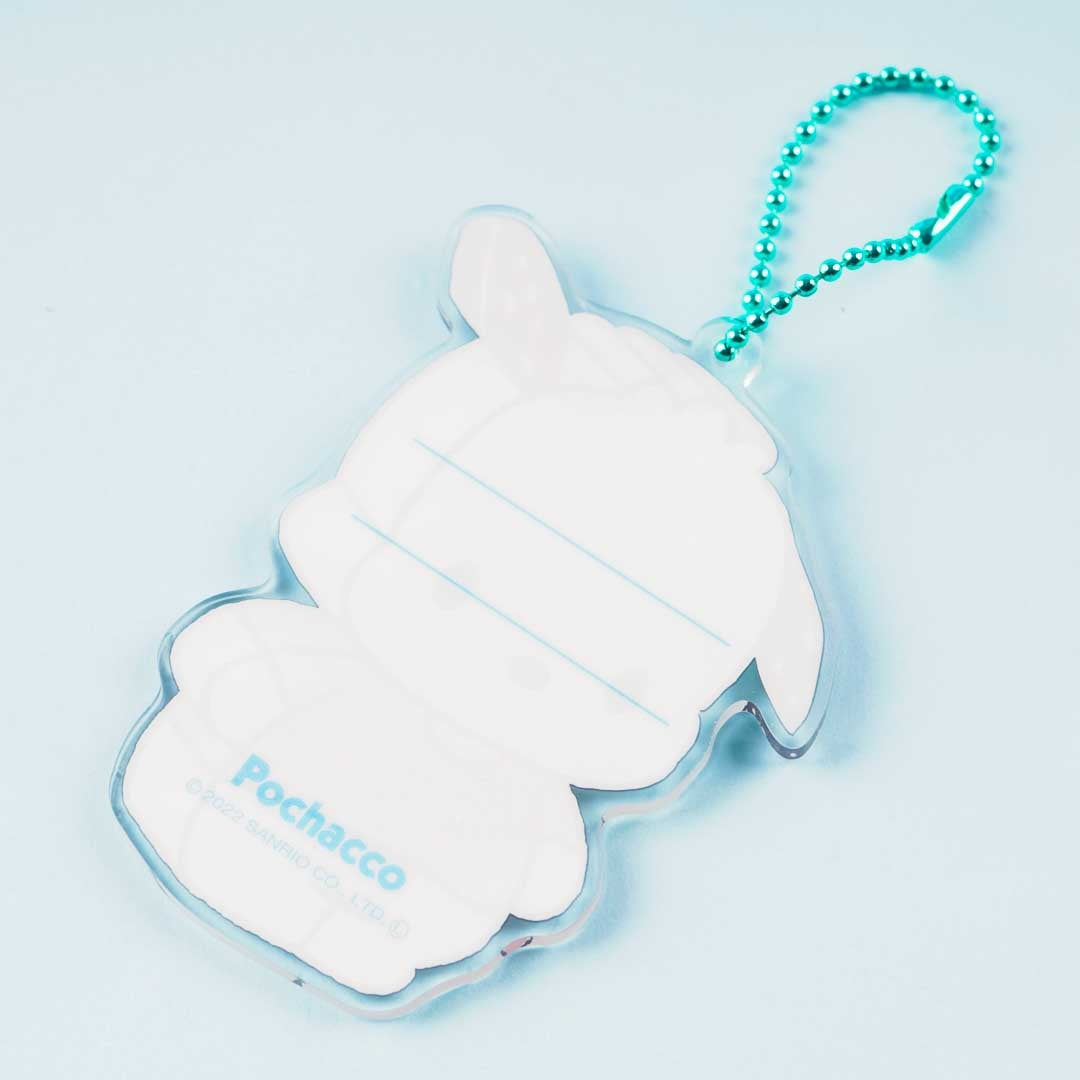 Pochacco 3D Name Plate Acrylic Charm