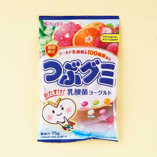 Kasugain Tsubu Lactic Acid Bacteria Gummy Candy - Yogurt