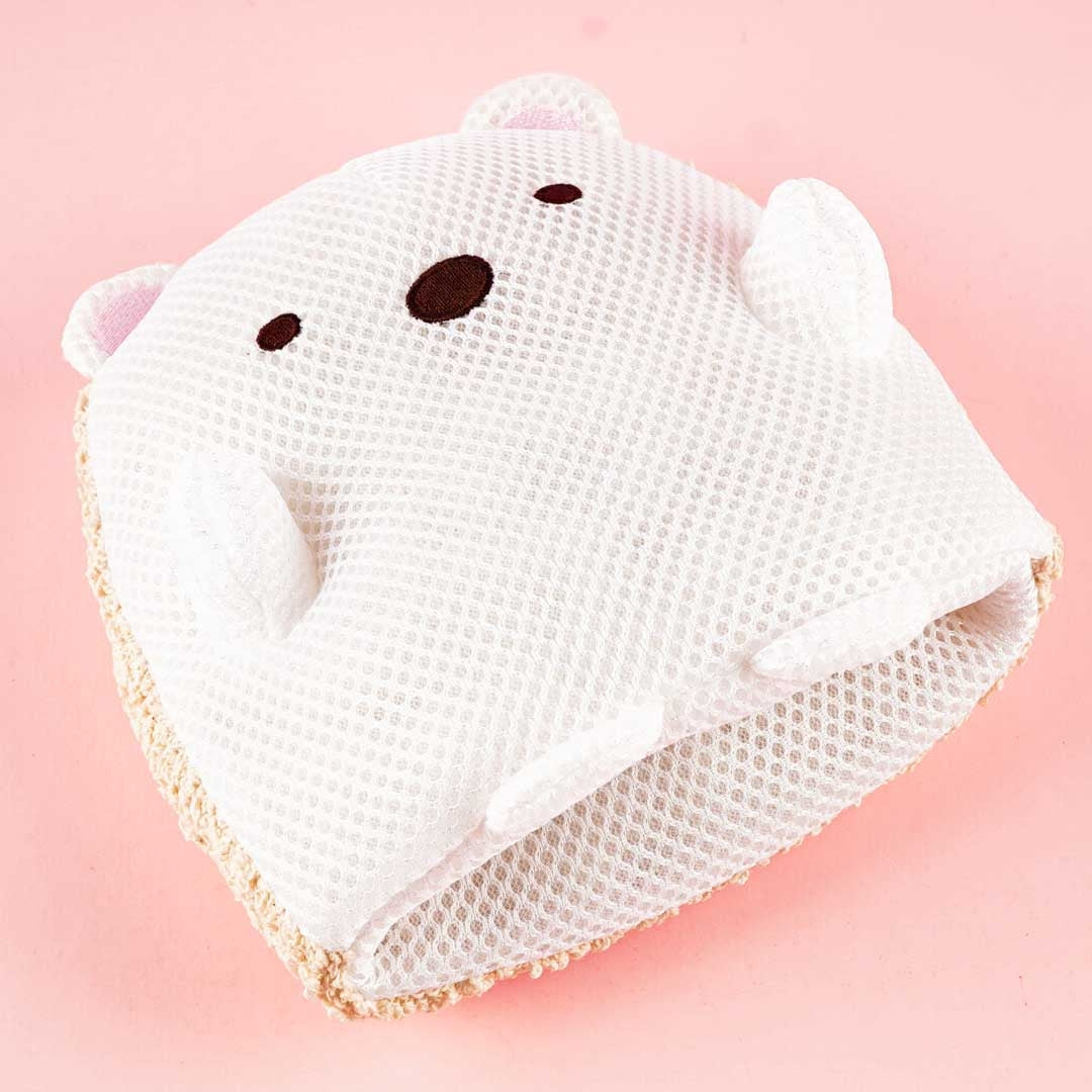 Sumikko Gurashi Puppet Bath Sponge - Shirokuma