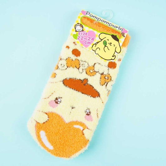 Pompompurin Fluffy Room Socks