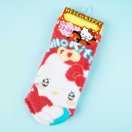 Hello Kitty Cute Face Fluffy Room Socks