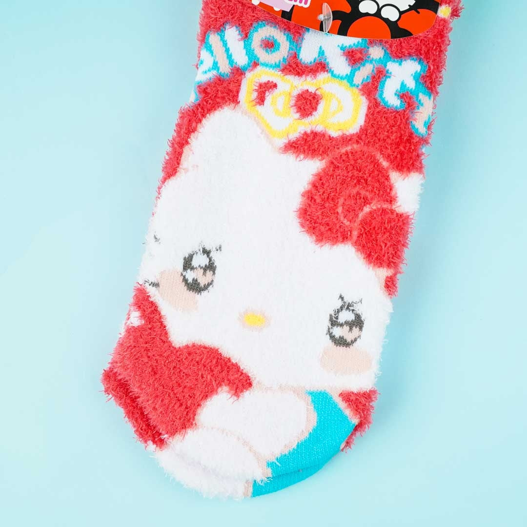 Hello Kitty Cute Face Fluffy Room Socks