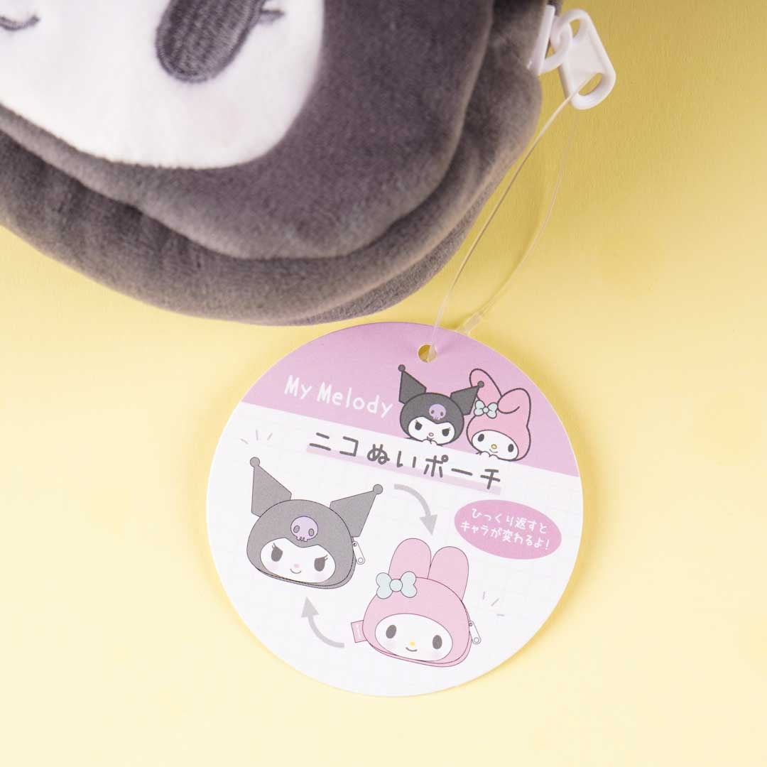 Kuromi Niko Nui Reversible Plushie Pouch