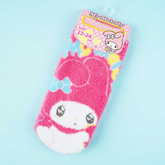 My Melody Cute Face Fluffy Room Socks
