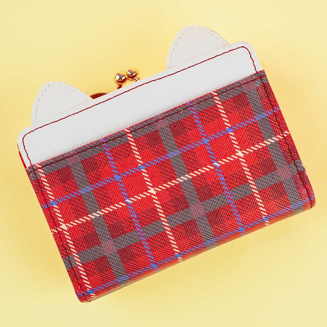 Hello Kitty Face Trifold Wallet