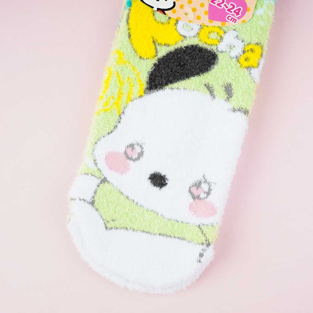 Pochacco Fluffy Room Socks