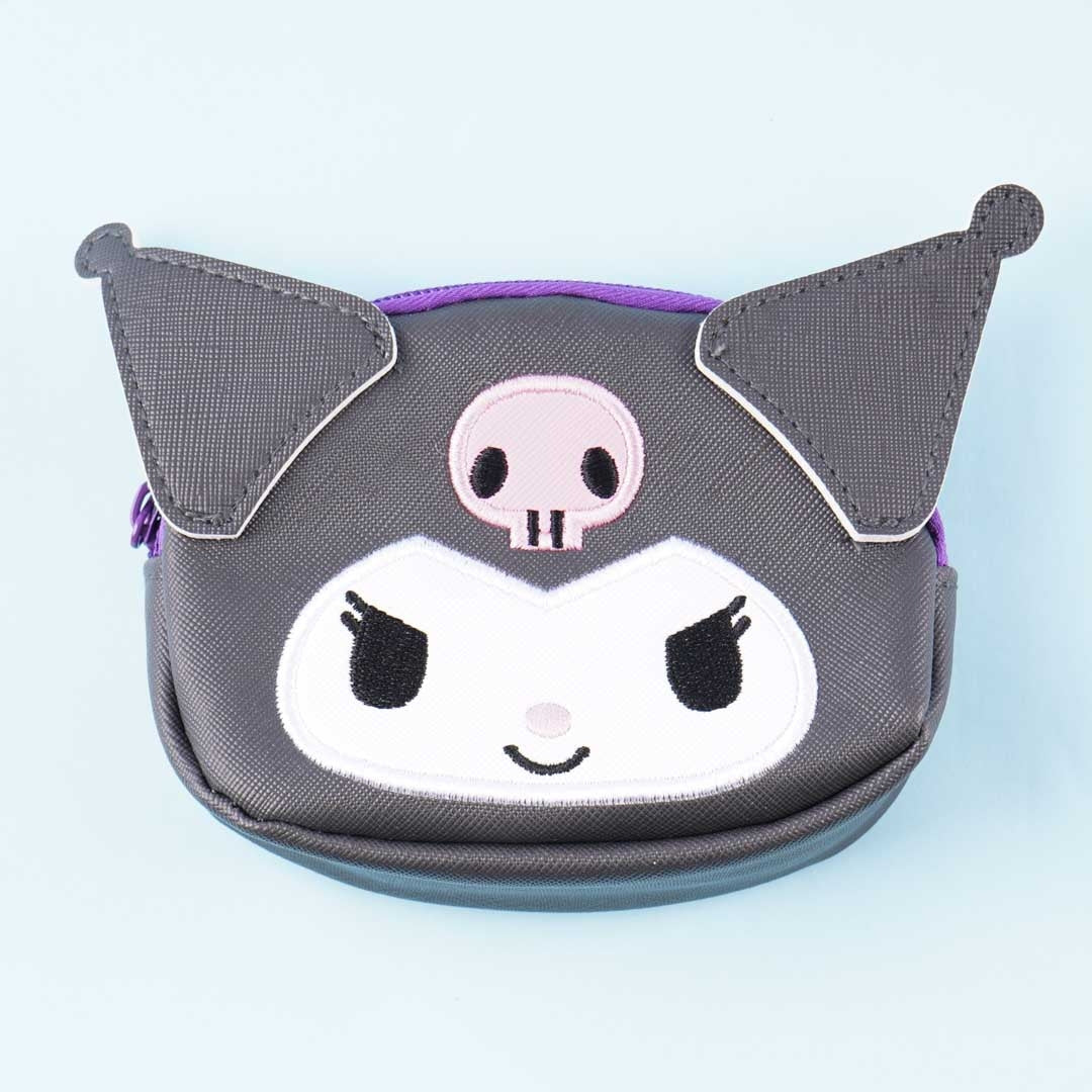 Kuromi Die-Cut Mini Pouch with Card Holder