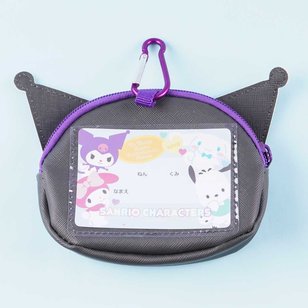Kuromi Die-Cut Mini Pouch with Card Holder