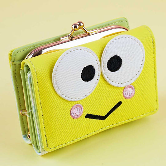 Kero Kero Keroppi Face Trifold Wallet