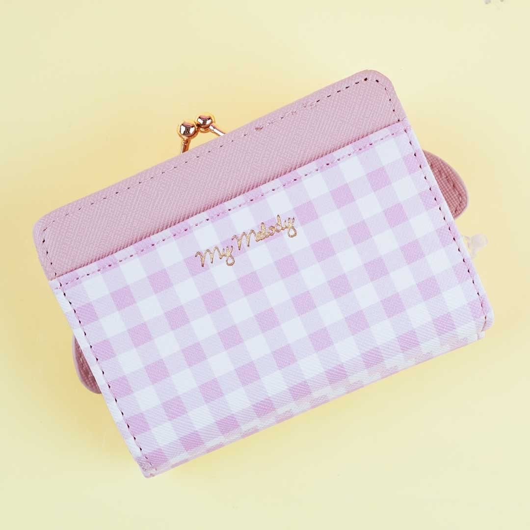 My Melody Face Trifold Wallet