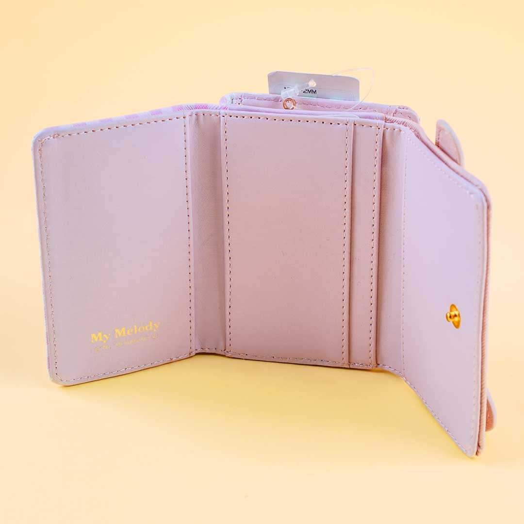 My Melody Face Trifold Wallet