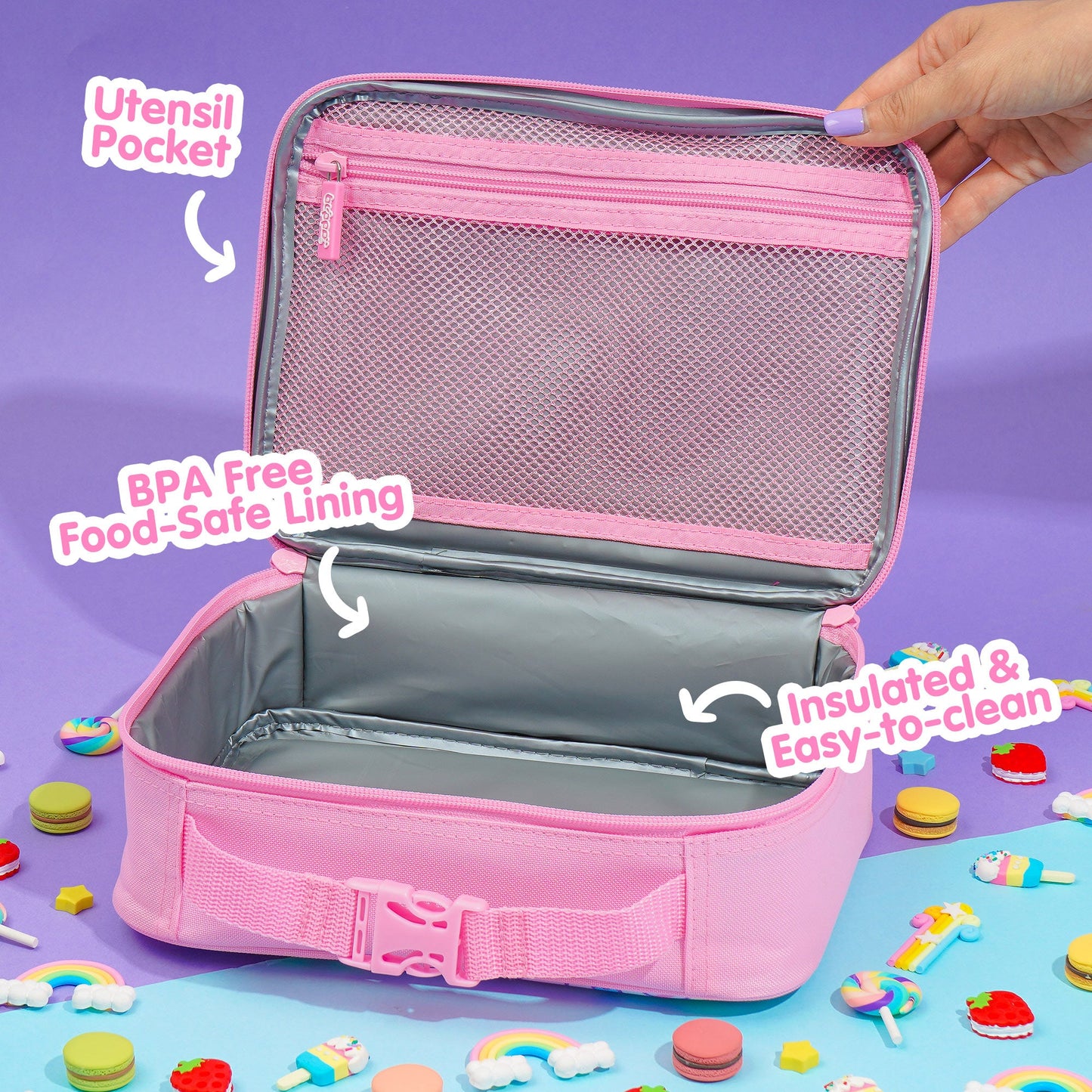 Blippo Harajuku Square Lunch Box