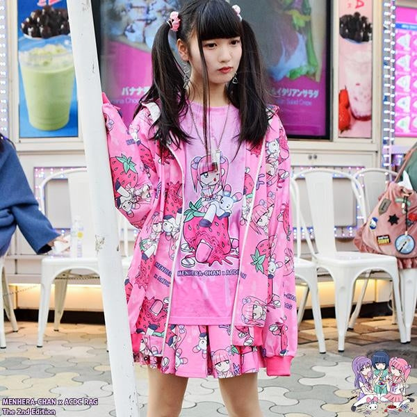 ACDC Rag Blood Menhera-chan Strawberry Jacket