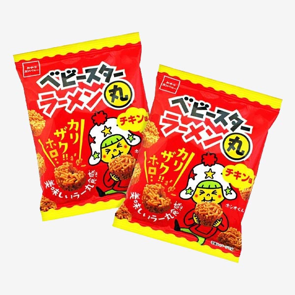 Baby Star Ramen Maru Chicken Noodle Snack Multi Pack -  6 pcs